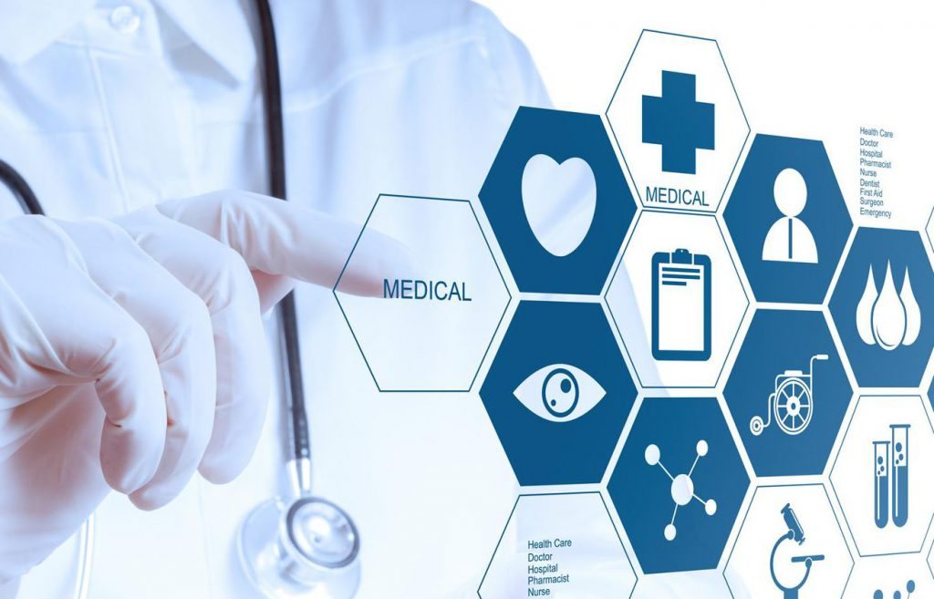 Medical equipment in a healthcare environment