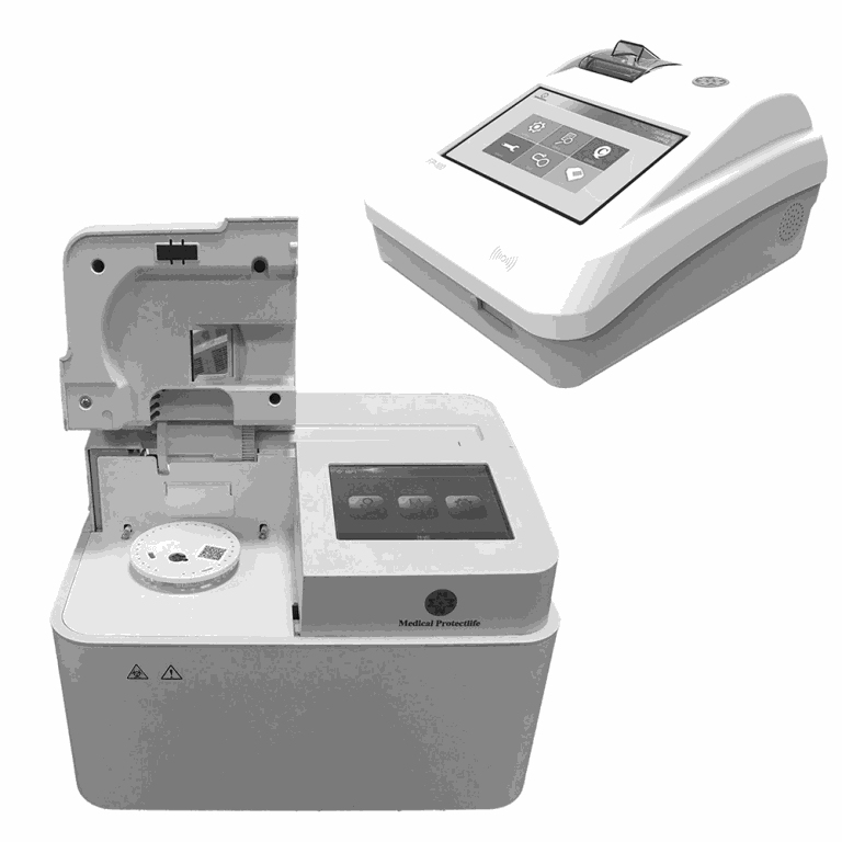 Point-of-care diagnostic analyser range